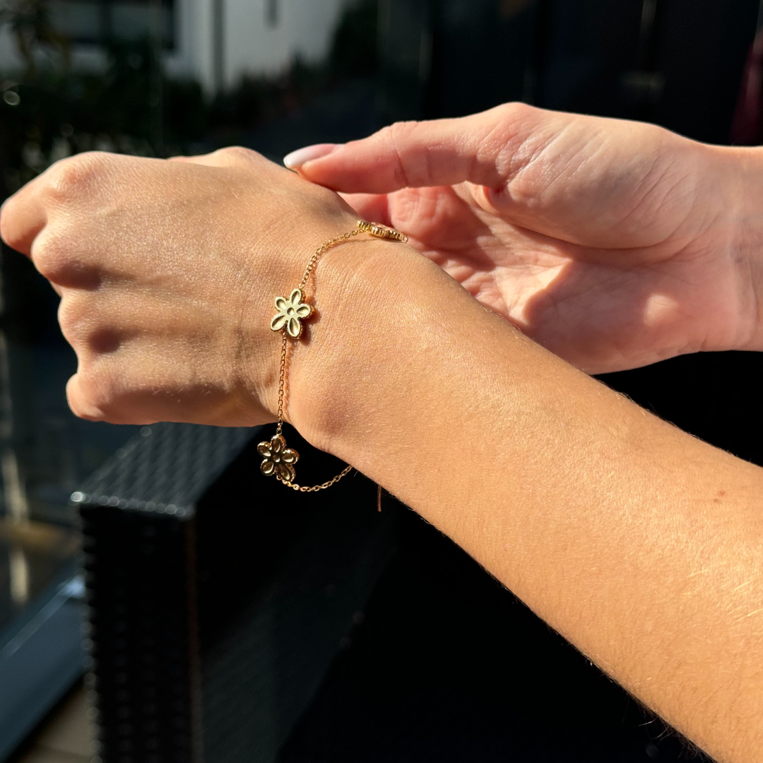 Ronde de Fleurs Bracelet and Pendant Set