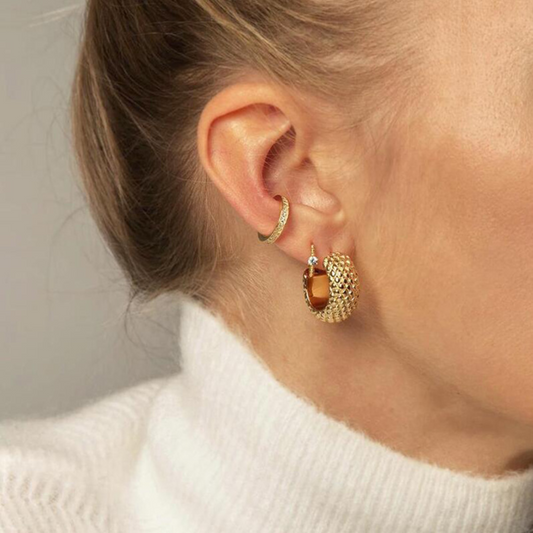 Bouquet Radieux Rhinestone Earrings